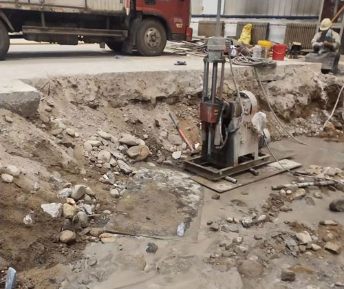 海曙公路下沉压浆
